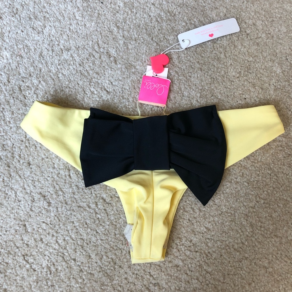 Yellow Lolli Bow Bottoms